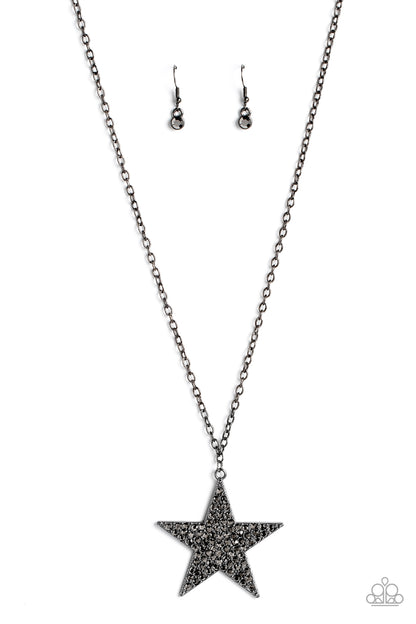 Rock Star Sparkle - Black - Paparazzi Necklace