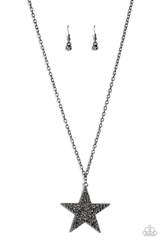 Rock Star Sparkle - Black - Paparazzi Necklace