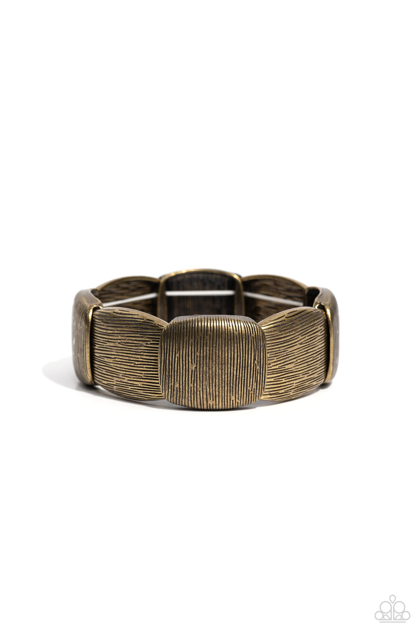 Prairie Block Party - Brass - Paparazzi  Bracelet