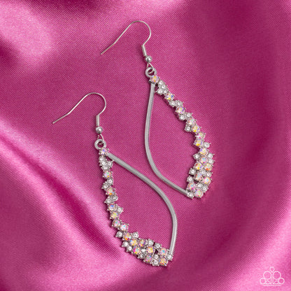 Sparkly Side Effects - Multi - Paparazzi Earrings