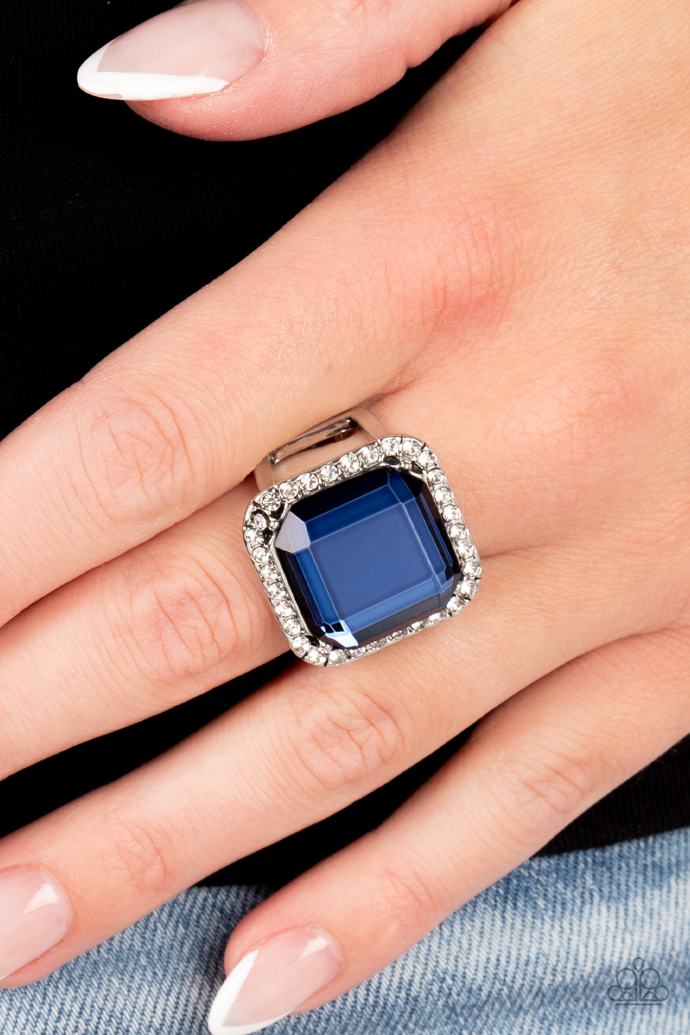 Slow Burn - Blue - Paparazzi Ring