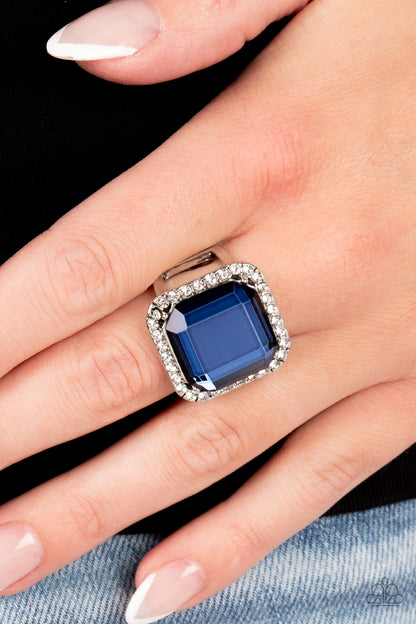 Slow Burn - Blue - Paparazzi Ring