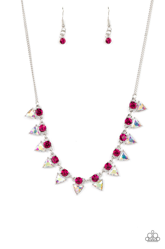 Razor-Sharp Refinement - Pink - Paparazzi Necklace