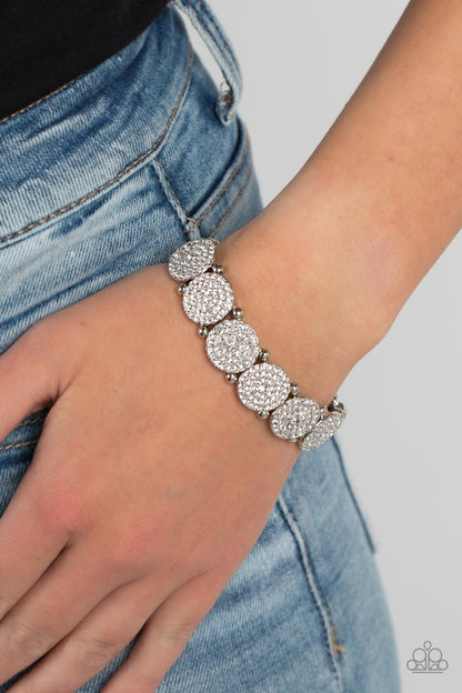 Palace Intrigue - White - Paparazzi Bracelet