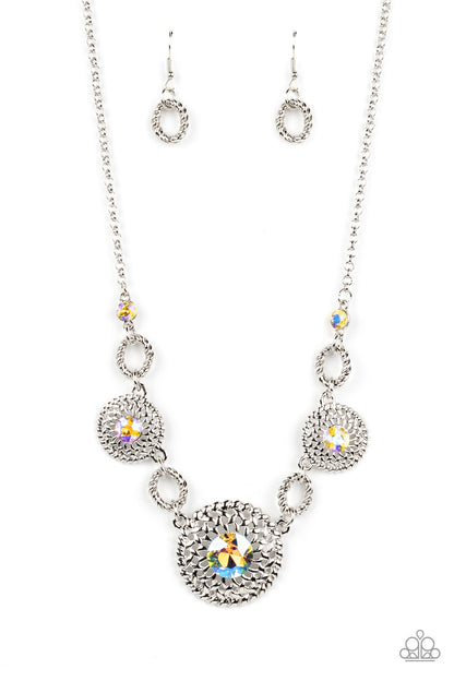 Cosmic Cosmos - Yellow - Paparazzi Necklace