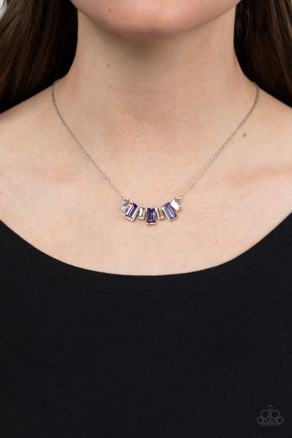 Hype Girl Glamour - Purple - Paparazzi Necklace