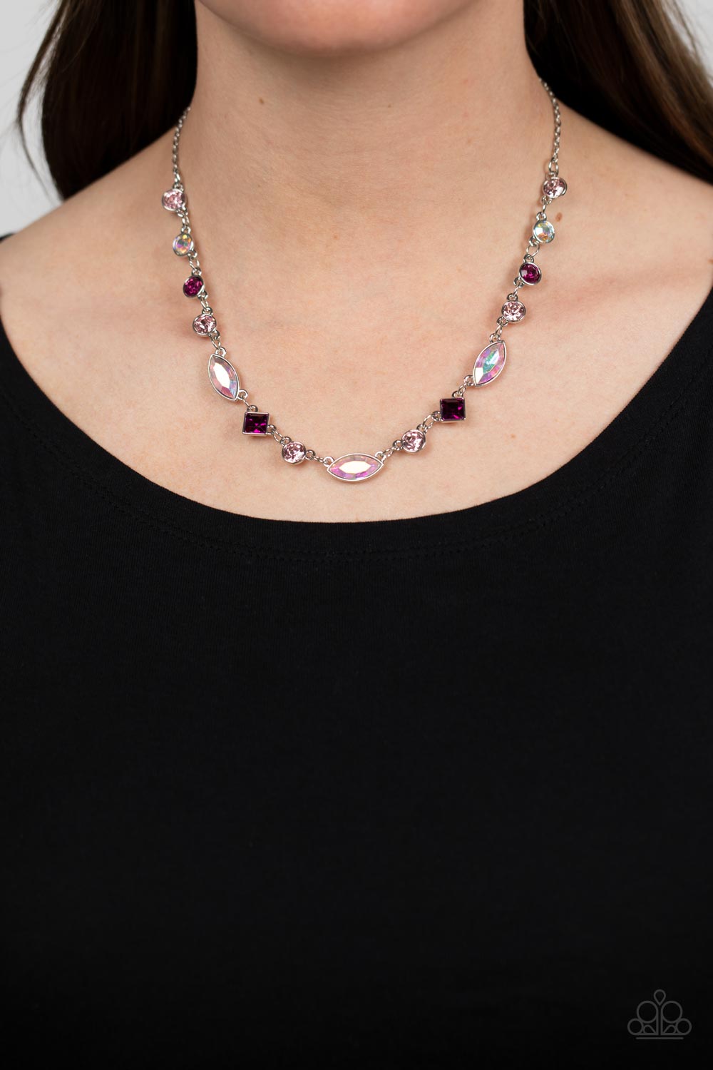 Irresistible HEIR-idescence - Pink - Paparazzi Necklace