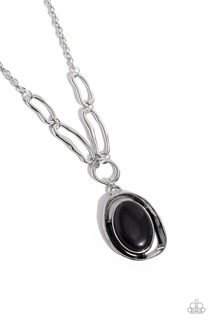 Sandstone Stroll - Black - Paparazzi Necklace