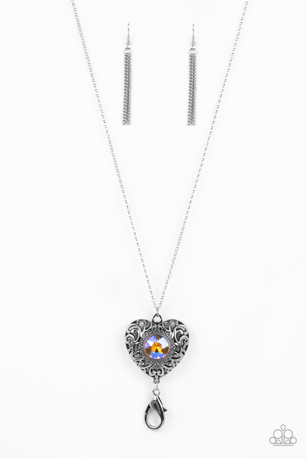 Prismatic Passion - Multi - Paparazzi Lanyard Necklace