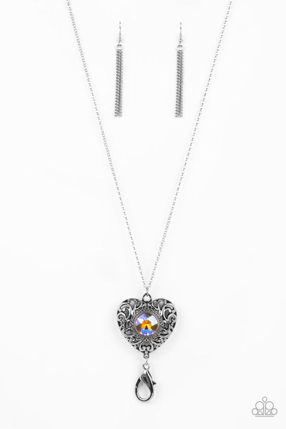 Prismatic Passion - Multi - Paparazzi Lanyard Necklace