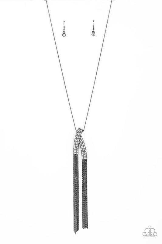 Out of the SWAY - Black - Paparazzi Necklace