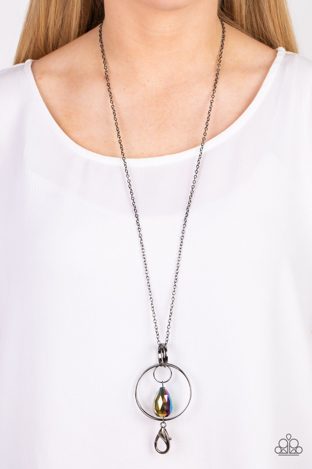 Swinging Shimmer - Multi - Paparazzi Lanyard