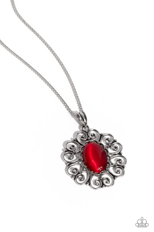Sentimental Sabbatical - Red - Paparazzi Necklace
