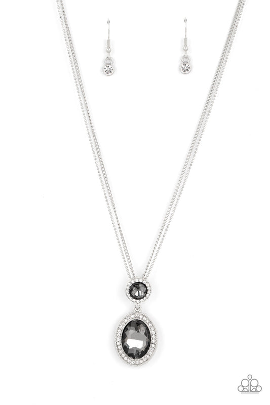Castle Diamonds - Silver - Paparazzi Necklace