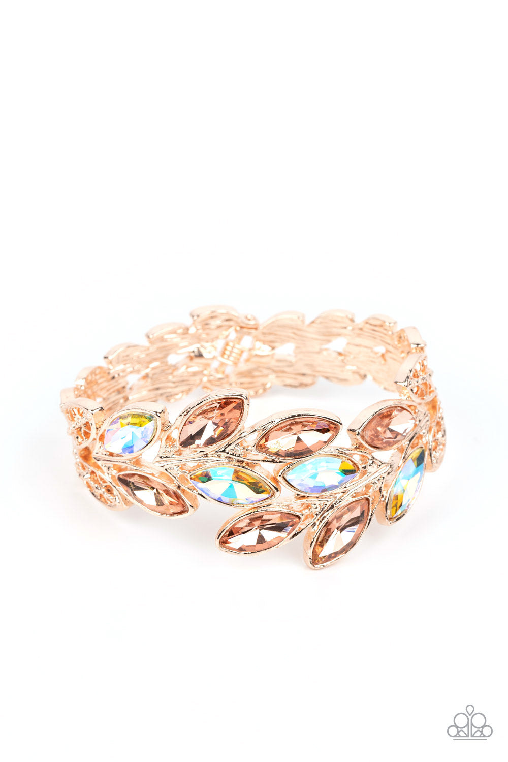 Luminous Laurels - Rose Gold - Paparazzi Bracelet