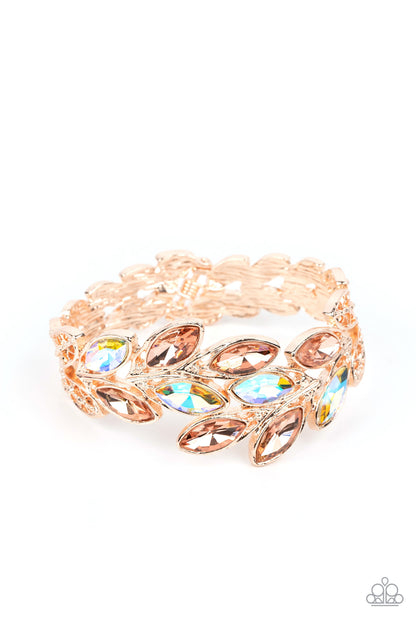 Luminous Laurels - Rose Gold - Paparazzi Bracelet