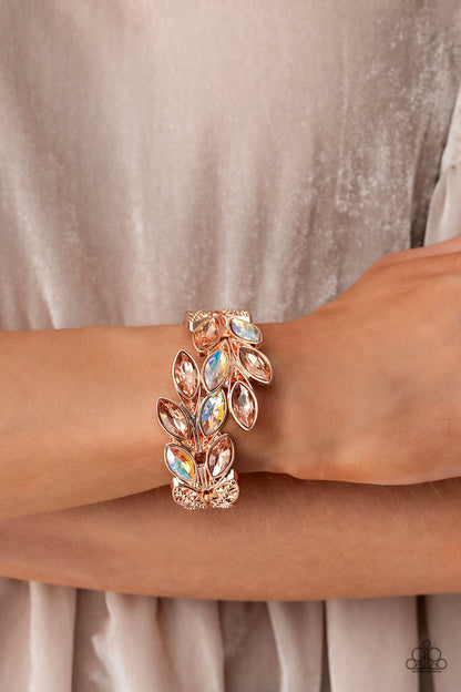 Luminous Laurels - Rose Gold - Paparazzi Bracelet