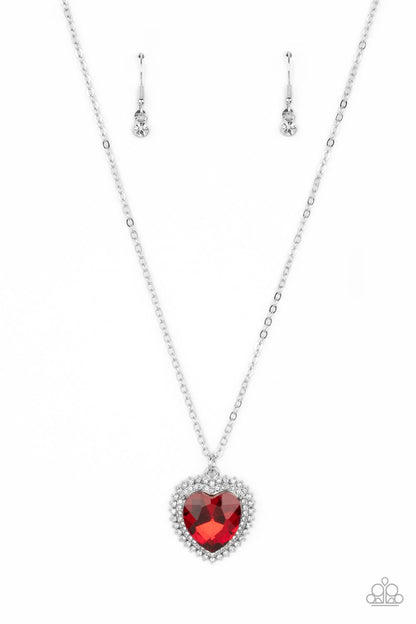 Sweethearts Stroll - Red - Paparazzi Necklace