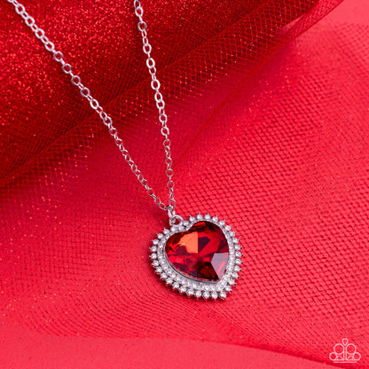 Sweethearts Stroll - Red - Paparazzi Necklace