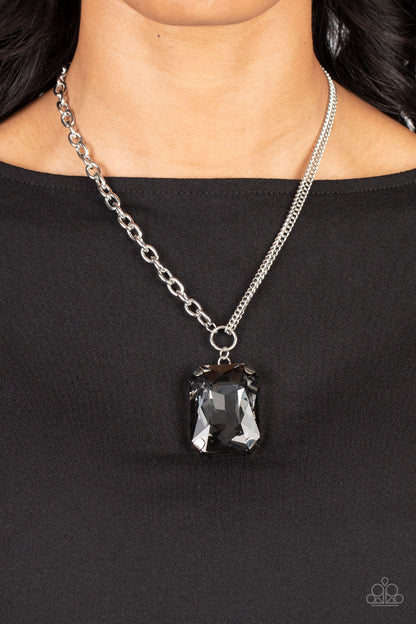 Instant Intimidation - Silver - Paparazzi Necklace