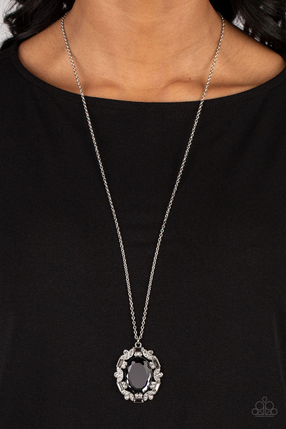Noble Reflection - Silver - Paparazzi Necklace