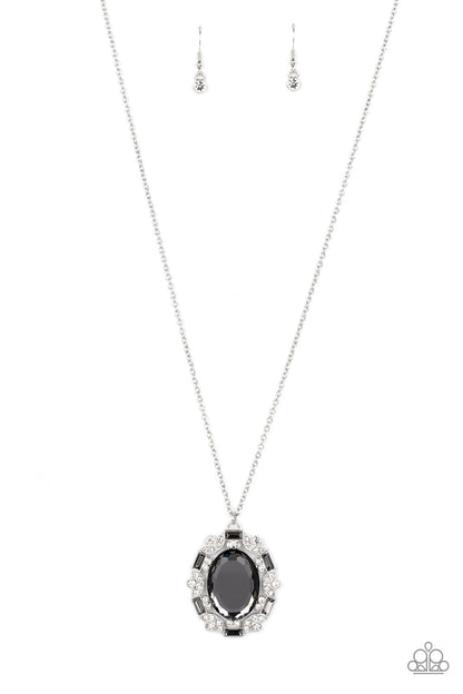 Noble Reflection - Silver - Paparazzi Necklace