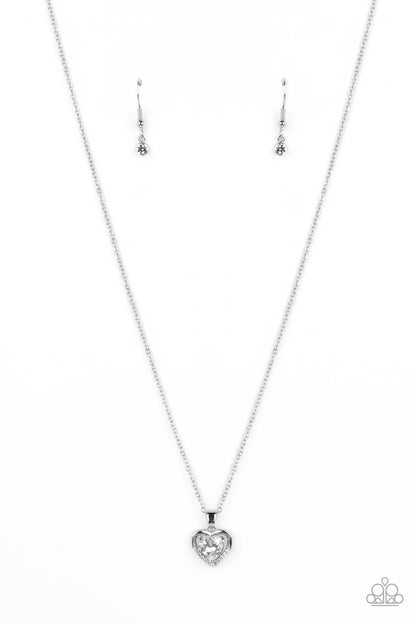 Effulgently Engaged - White - Paparazzi Necklace