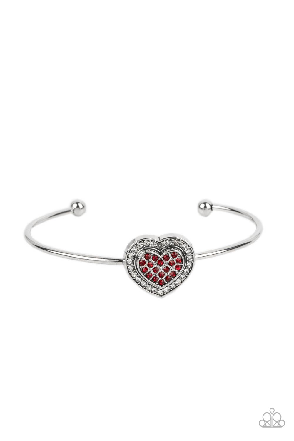 Stunning Soulmates - Red Paparazzi Bracelet