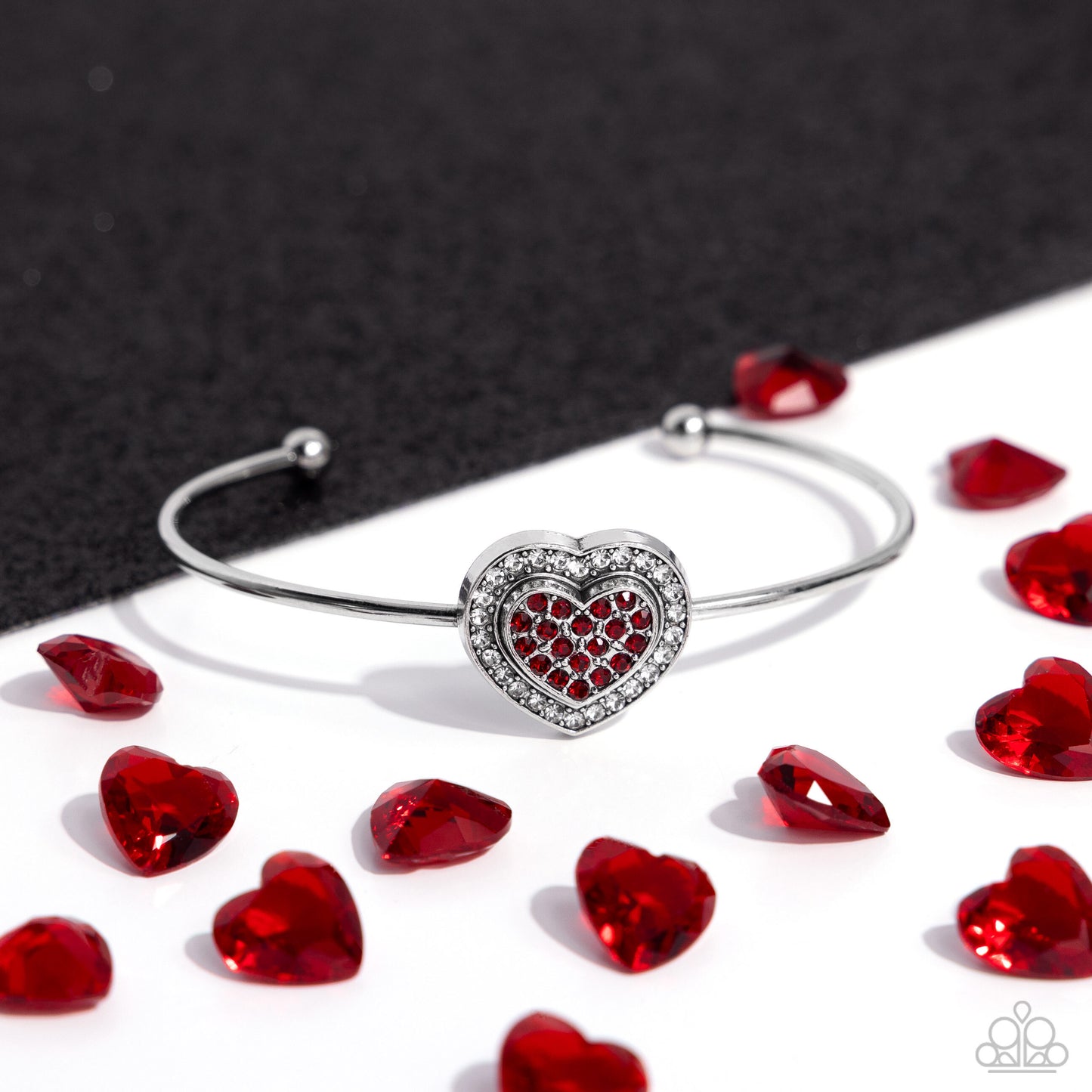 Stunning Soulmates - Red Paparazzi Bracelet