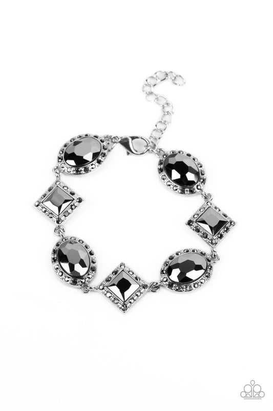 Decade of Dazzle - Silver - Paparazzi Bracelet