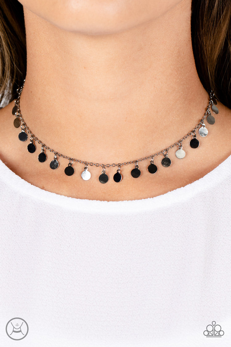 Champagne Catwalk - Black - Paparazzi Necklace