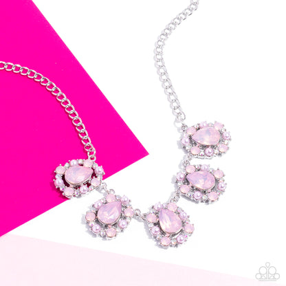 Pearly Pond - Pink - Paparazzi Necklace