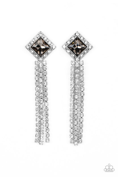 Seasonal Sparkle - Silver - Paparazzi Earrings