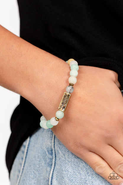 Serene Season - Blue - Paparazzi Bracelet