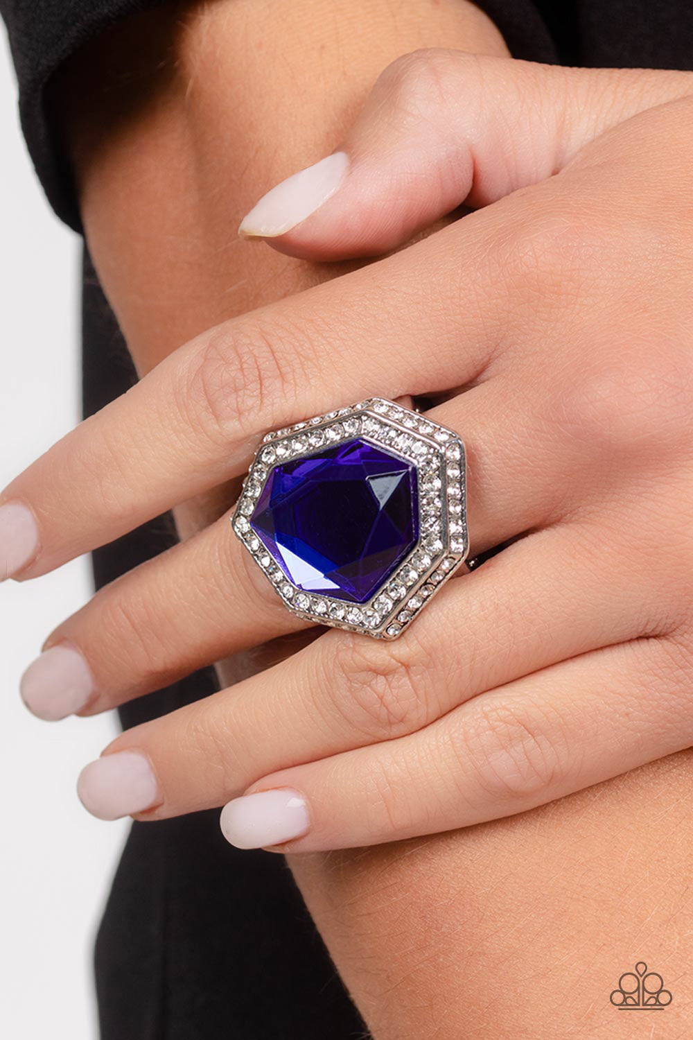 Smoldering Sass - Blue - Paparazzi Ring