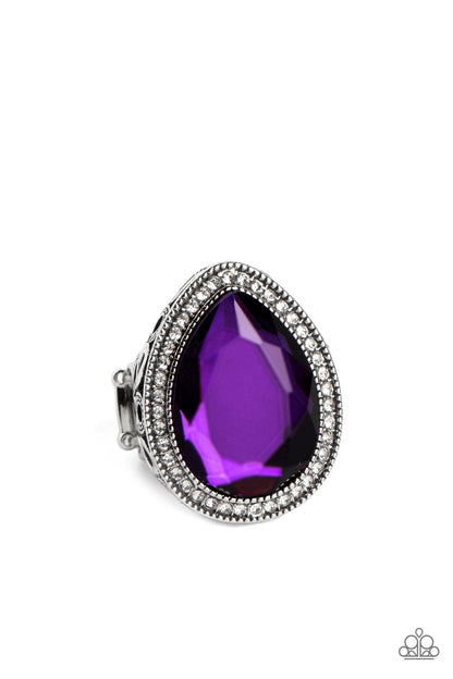 Illuminated Icon - Purple - Paparazzi Ring