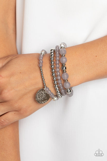 Surfer Style - Silver - Paparazzi Bracelet