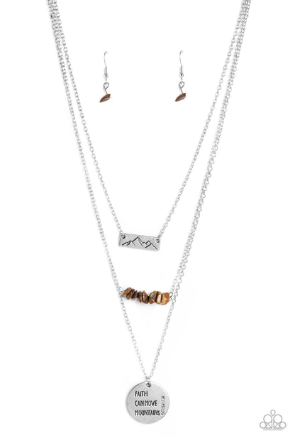 Miracle Mountains - Brown - Paparazzi Necklace