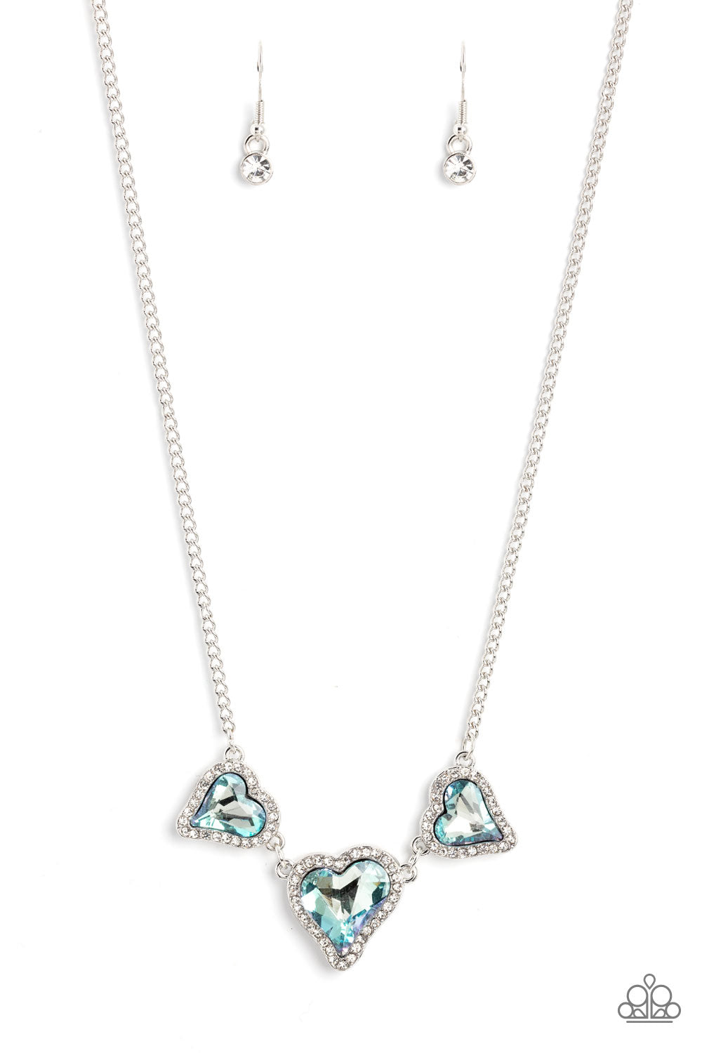 State of the HEART - Blue - Paparazzi Necklace