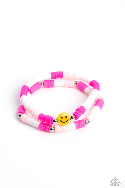 In SMILE - Pink - Paparazzi Bracelet