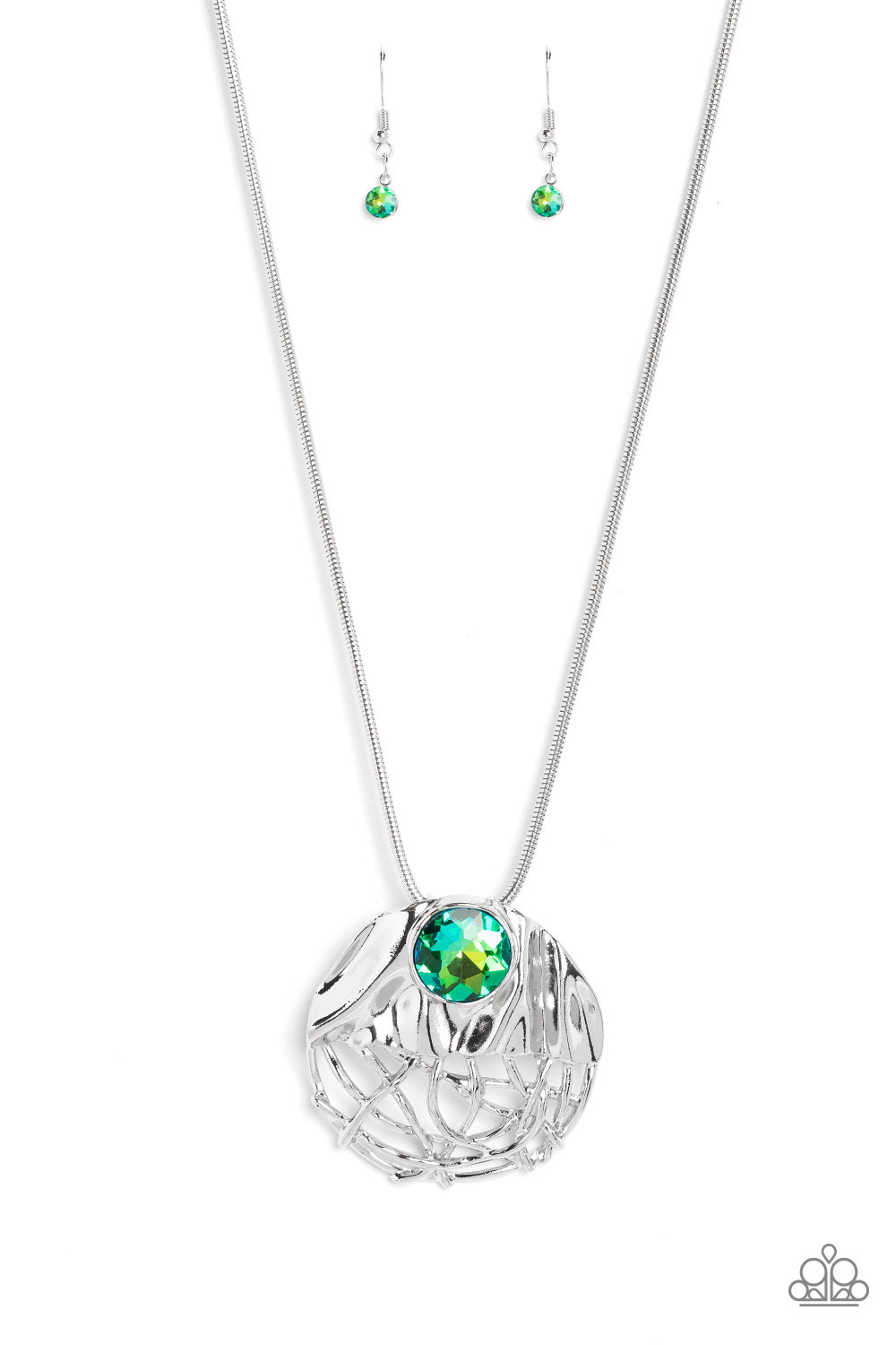Lush Lattice - Green - Paparazzi Necklace