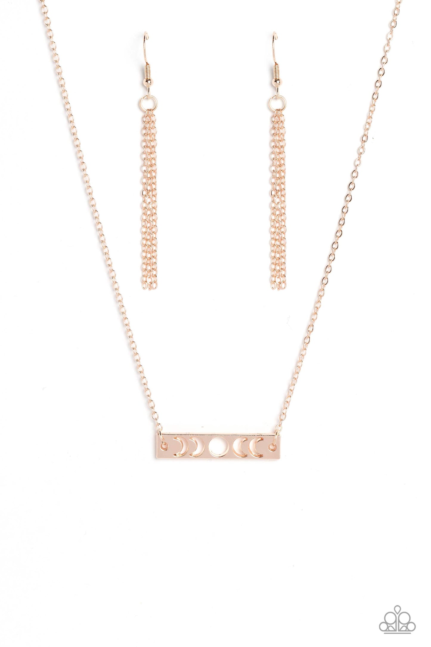 LUNAR or Later - Rose Gold - Paparazzi Necklace
