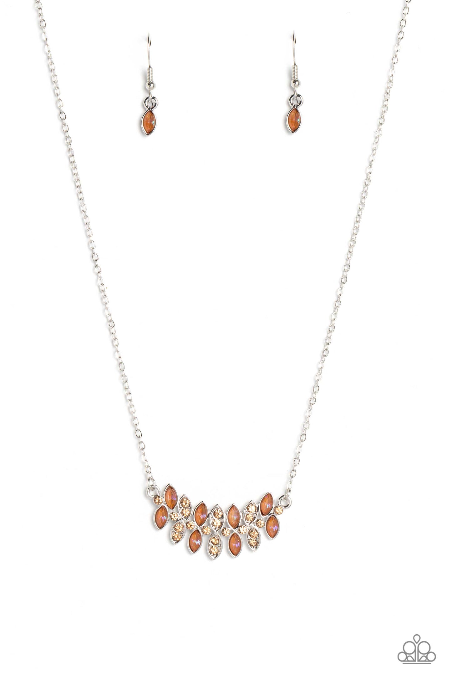 Lustrous Laurels - Brown - Paparazzi Necklace