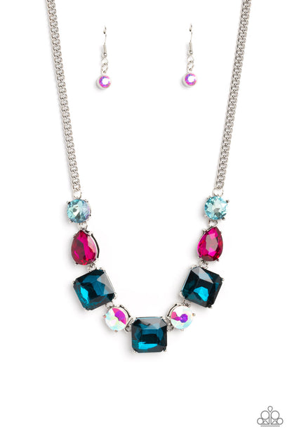 Elevated Edge - Multi - Paparazzi Necklace (2023 March LOP)