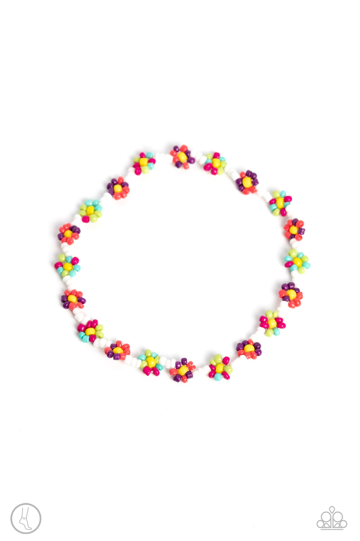 Midsummer Daisy - Multi - Paparazzi Anklet