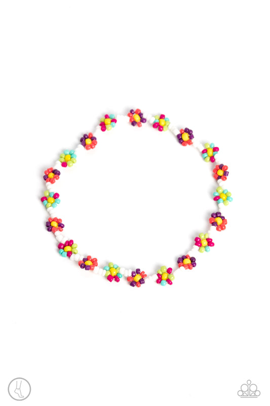 Midsummer Daisy - Multi - Paparazzi Anklet