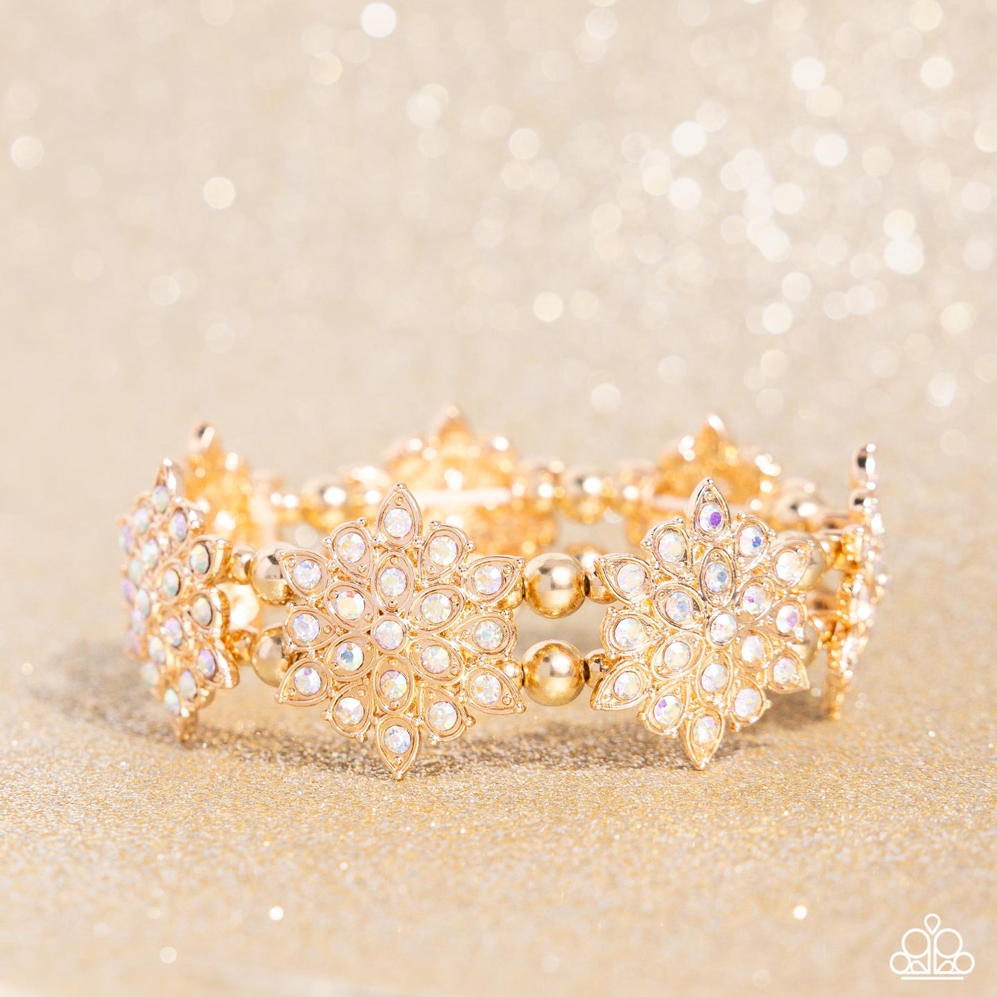 Scintillating Snowflakes - Multi - Paparazzi Bracelet