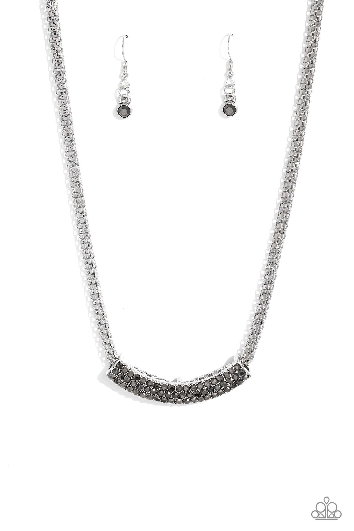 Swing Dance Dream - Silver - Paparazzi Necklace