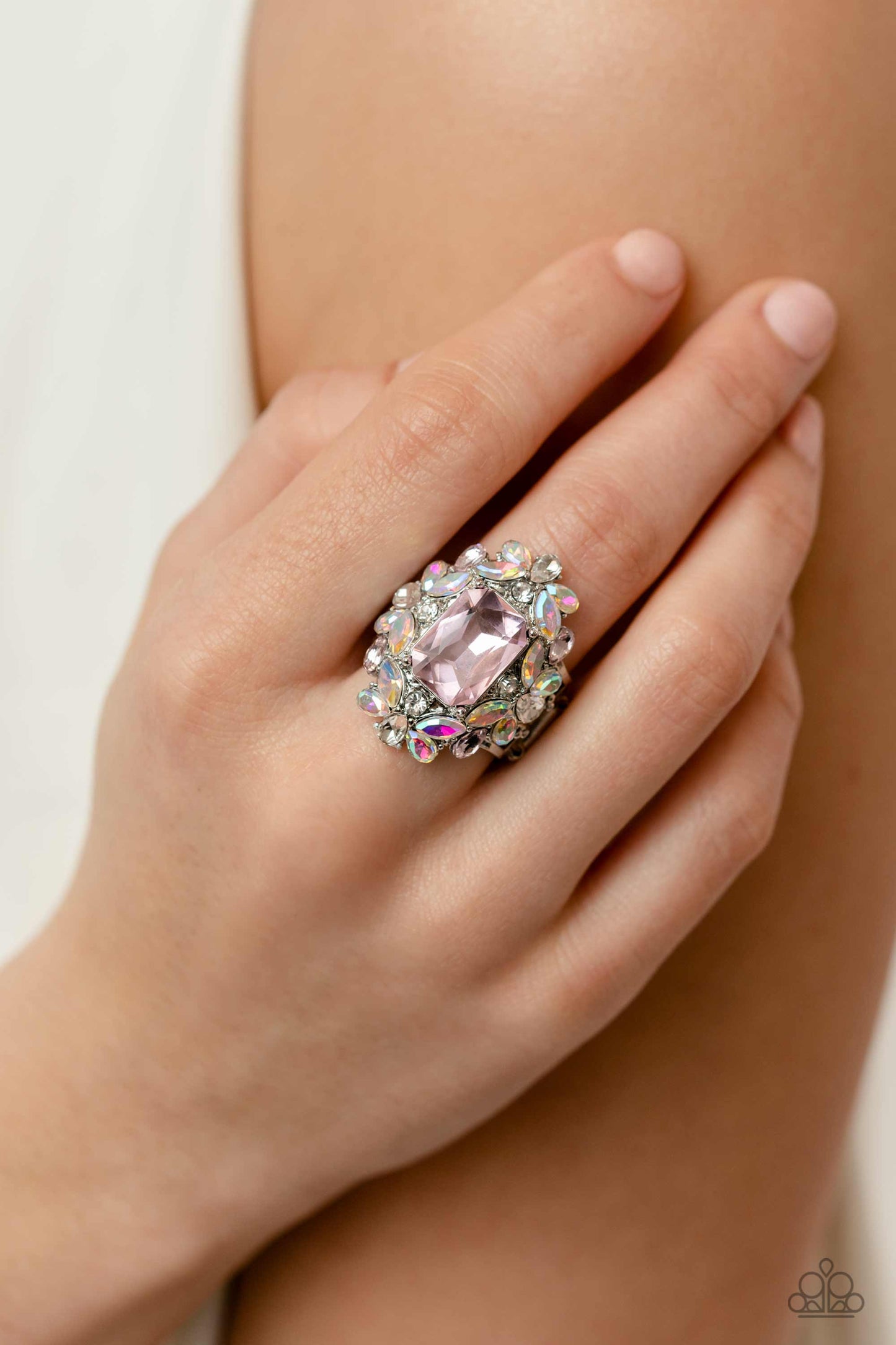 Dynamic Diadem - Pink - Paparazzi Ring (April 2023 LOP)