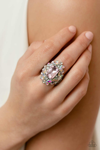 Dynamic Diadem - Pink - Paparazzi Ring (April 2023 LOP)